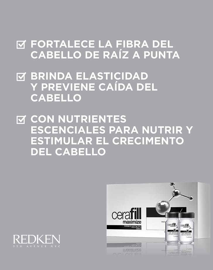 Ampolletas Cerafill Anti-Adelgazamiento ByRedken