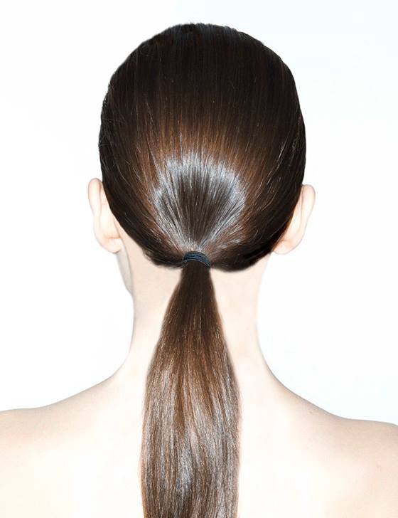 jewel textured ponytail