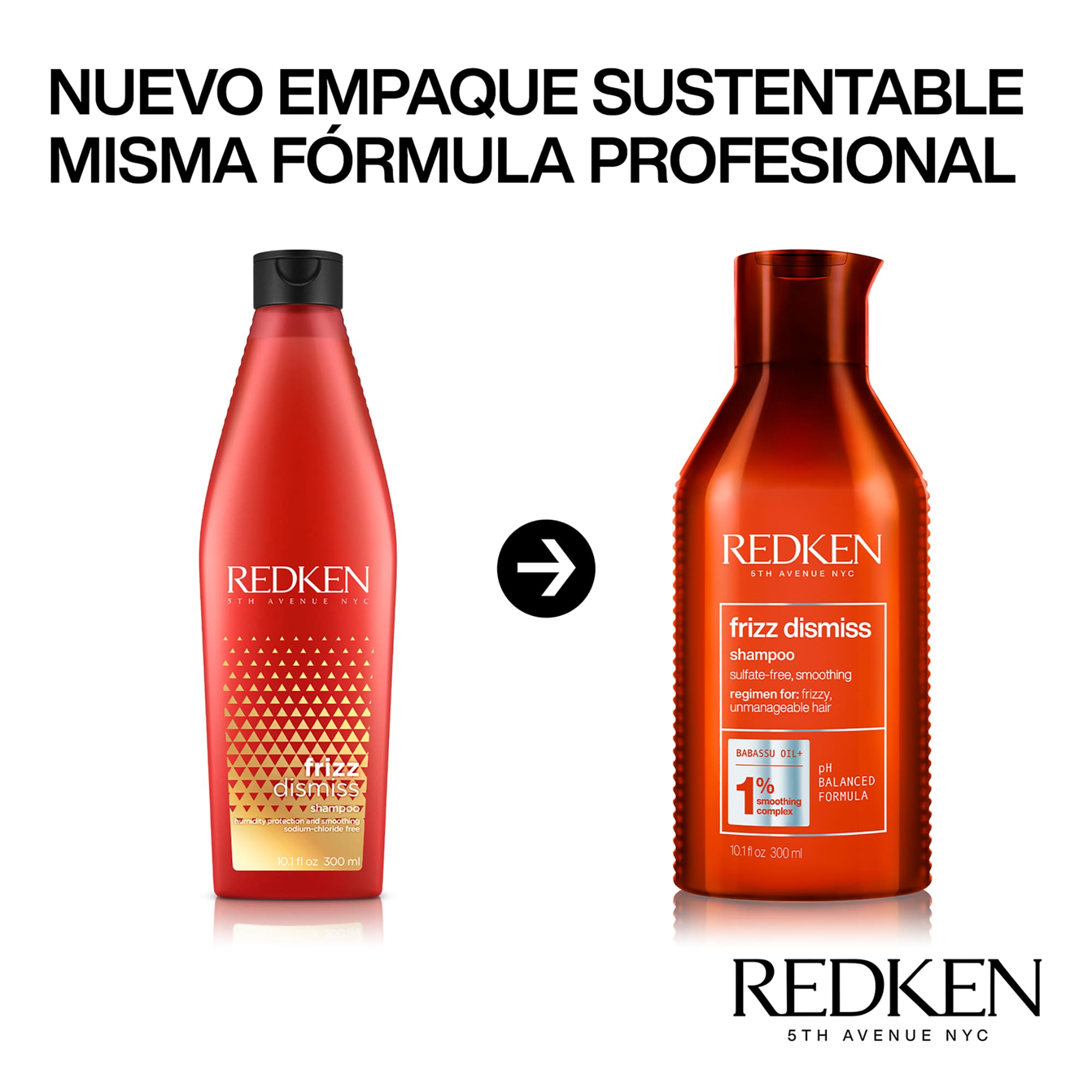 Renovación Shampoo para Cabello con Frizz Frizz Dismiss