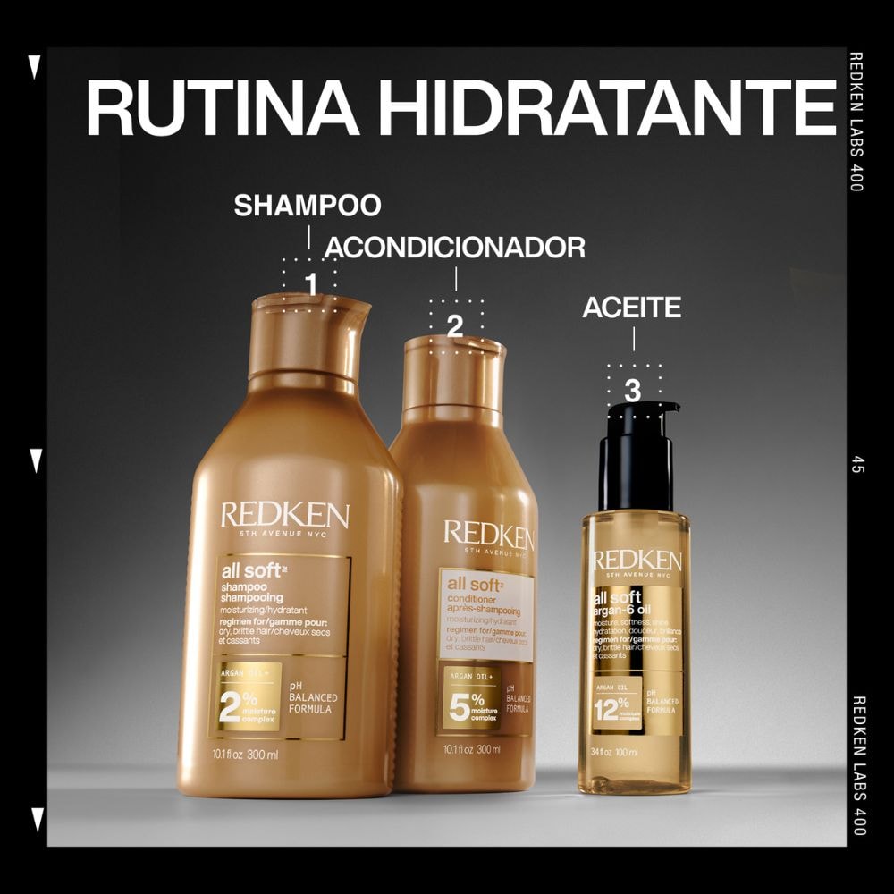 Rutina capilar hidratante de Redken