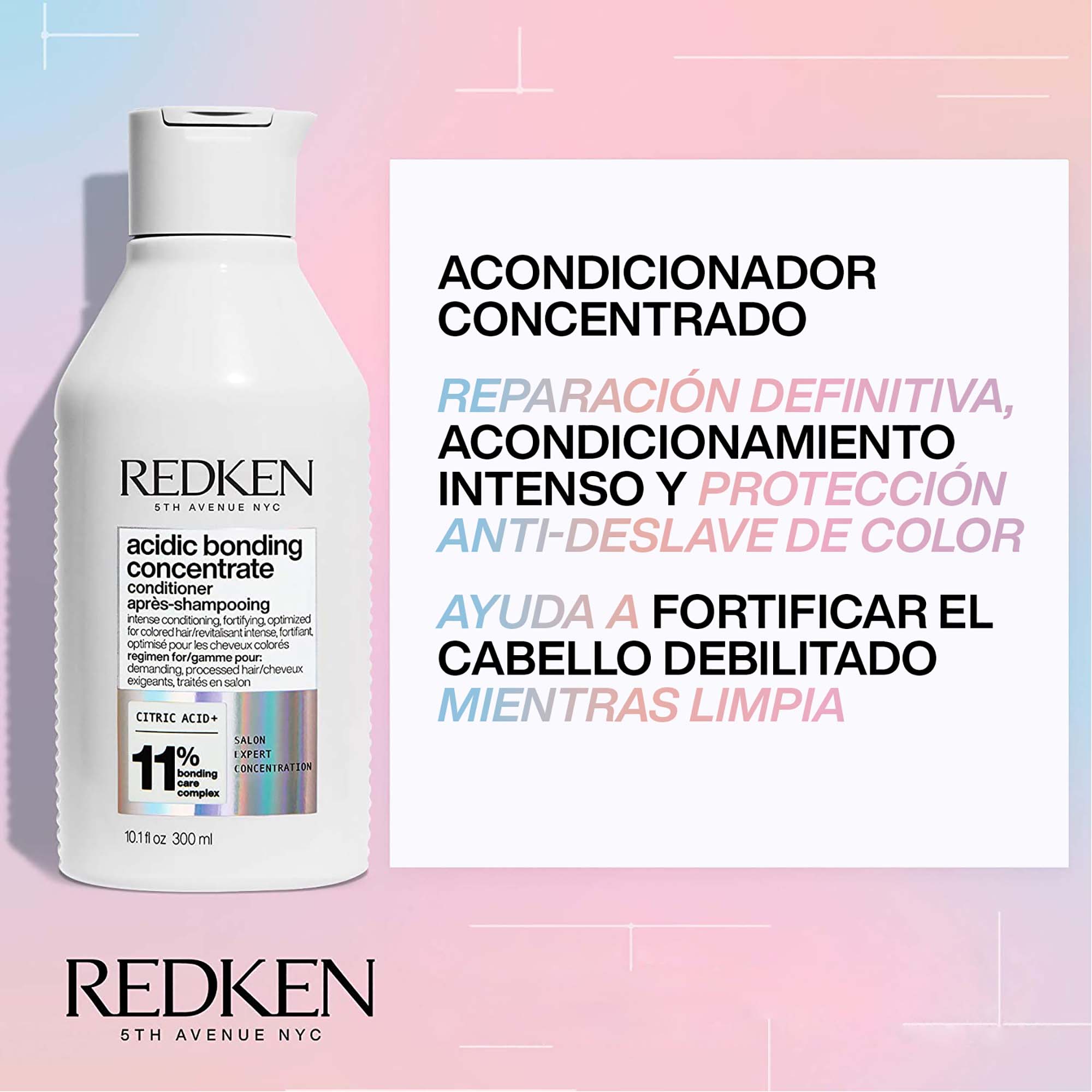 Beneficios Acondicionador Máxima Reparación Acidic Bonding Concentrate