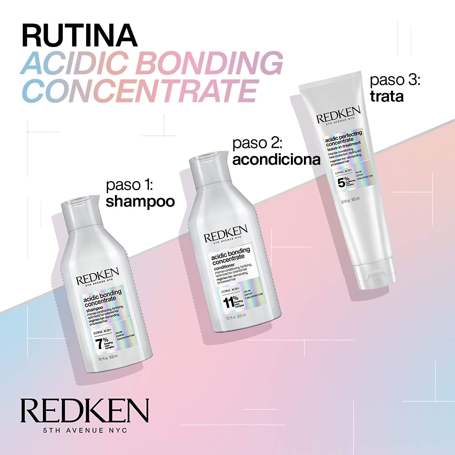 Rutina Shampoo Máxima Reparación Acidic Bonding Concentrate