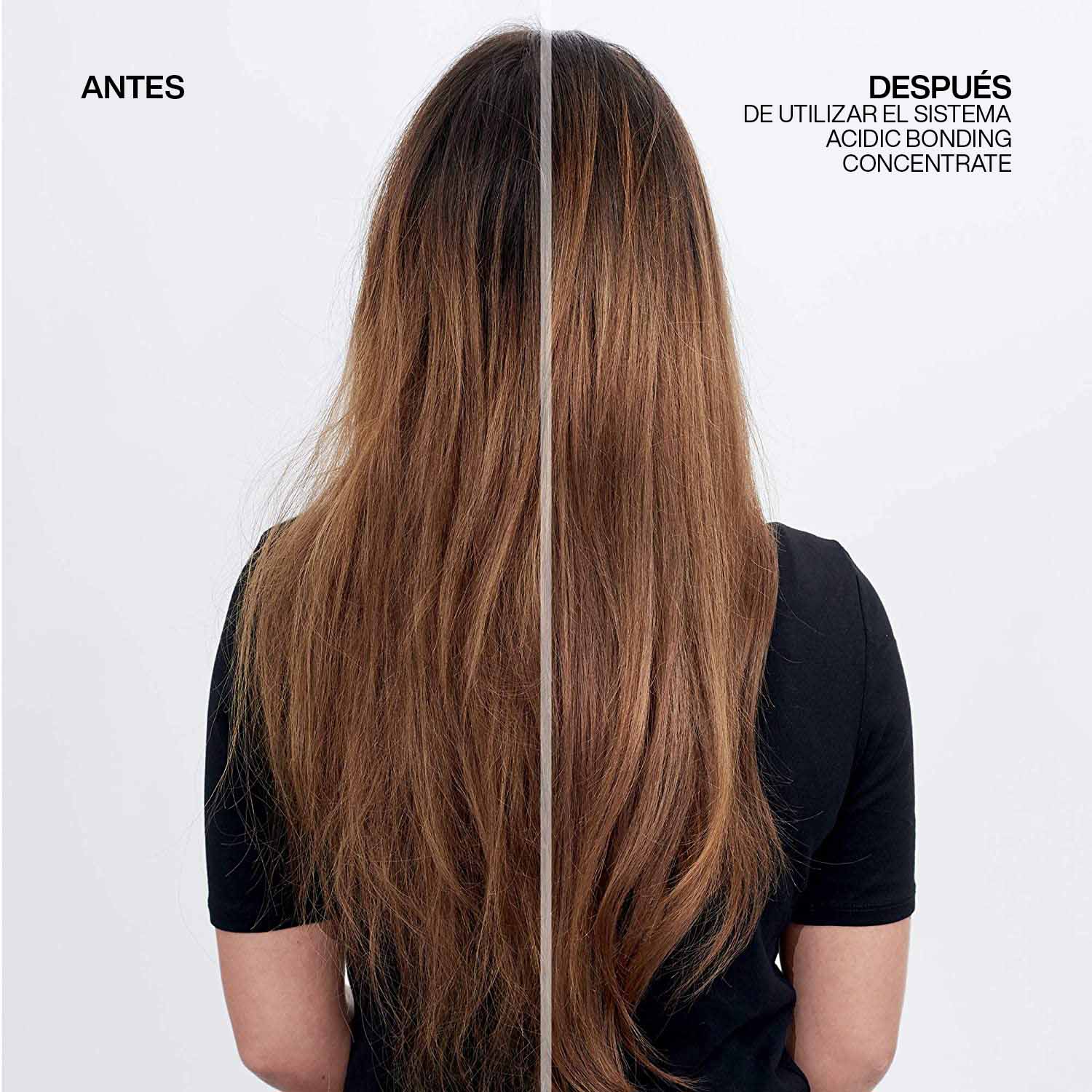 Resultados Shampoo Máxima Reparación Acidic Bonding Concentrate