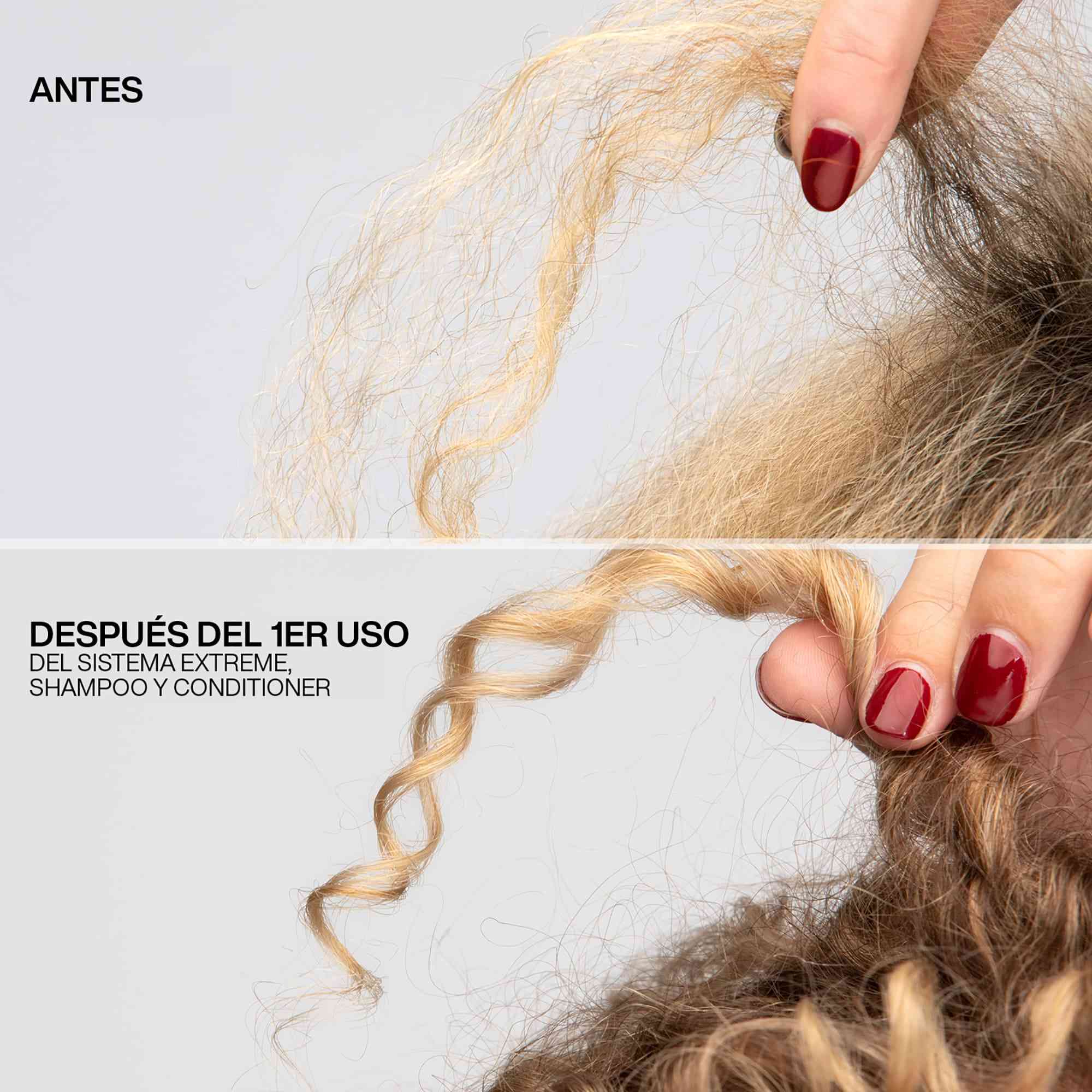 Resultados Acondicionador Fortificante para Cabello Dañado Extreme