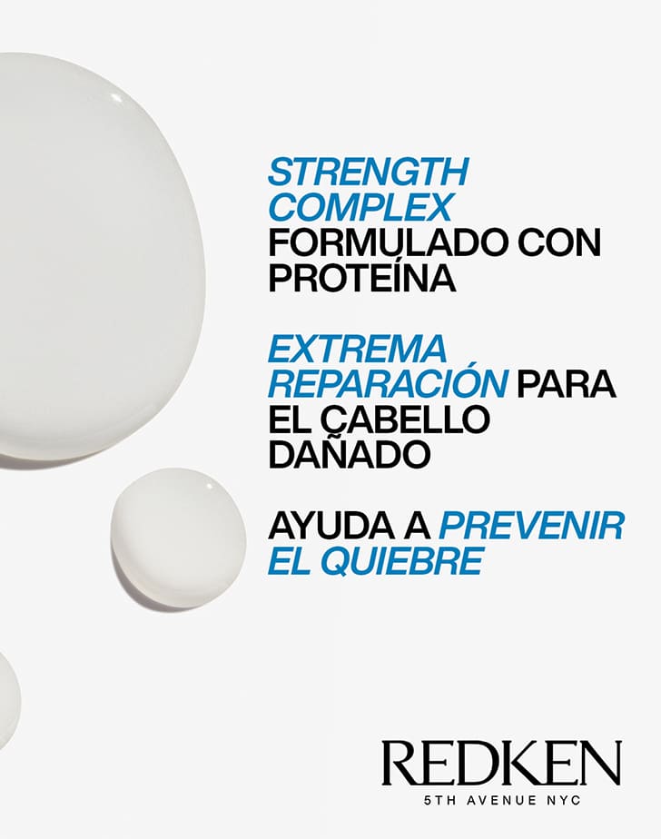 Beneficios Tratamiento Fortificante y Anti-quiebre para Cabello Dañado Extreme