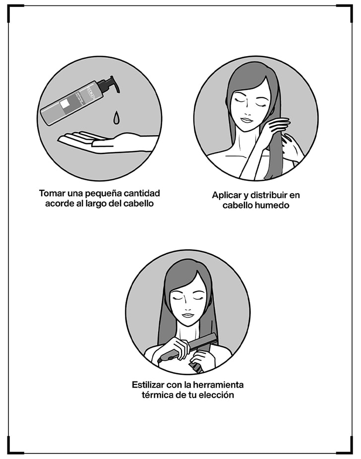 Modo de Uso Tratamiento Termo protector y Reparador para Cabello Dañado Extreme
