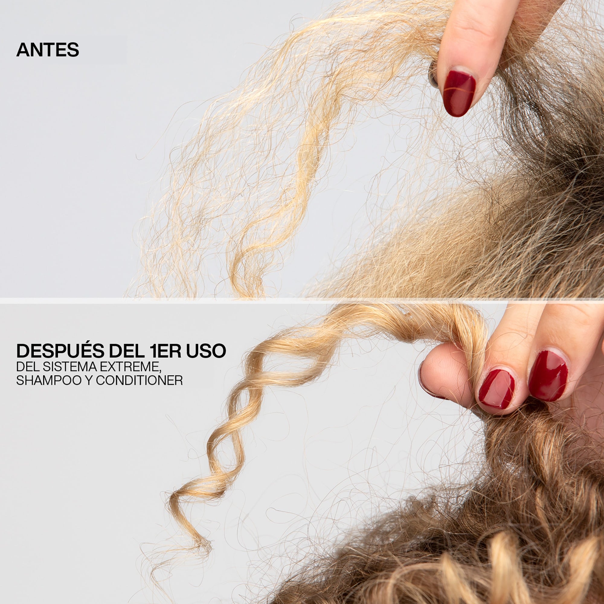 Resultados Shampoo Fortificante para Cabello Dañado Extreme