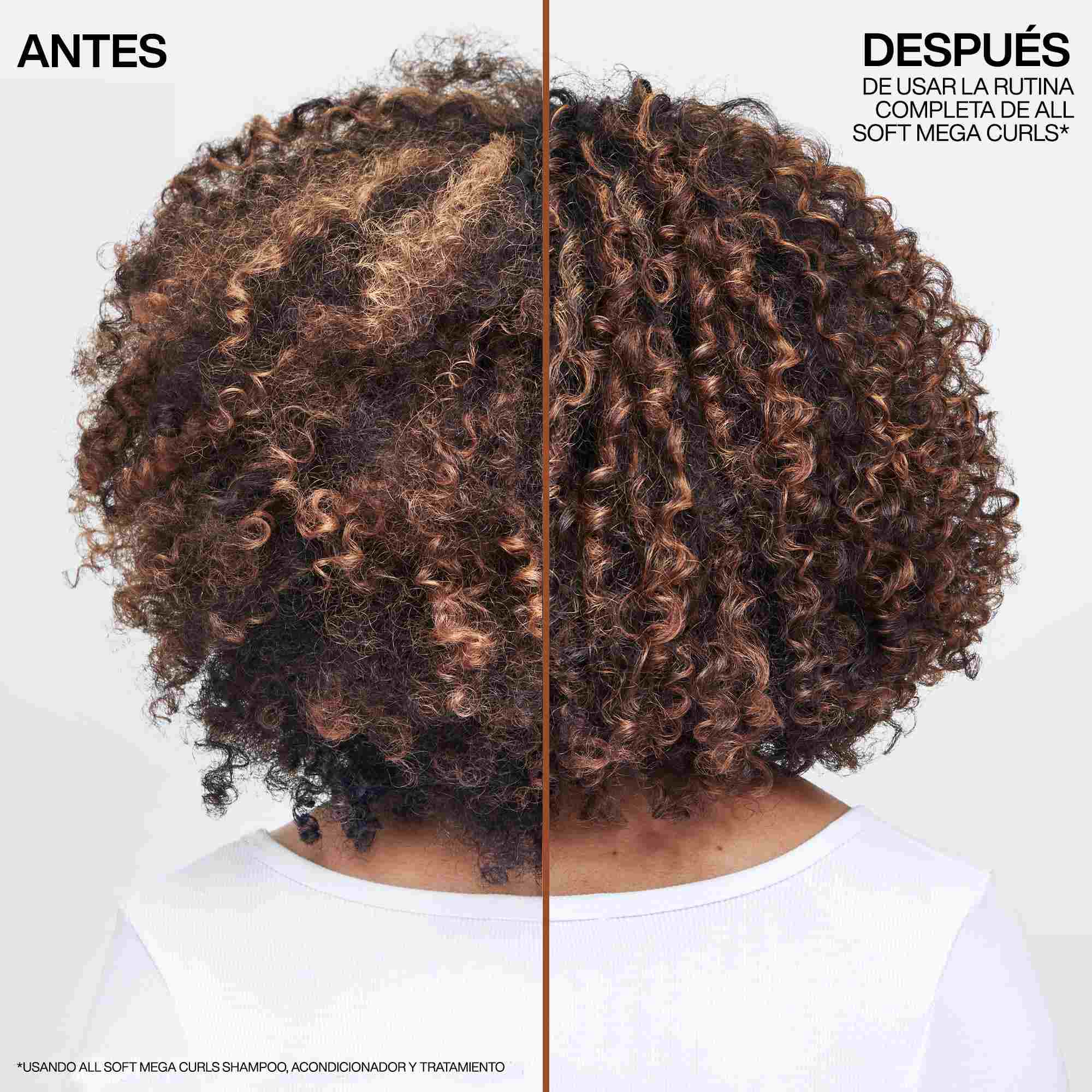 Resultados Hidratante para Cabello Rizado y seco All Soft Mega Curls