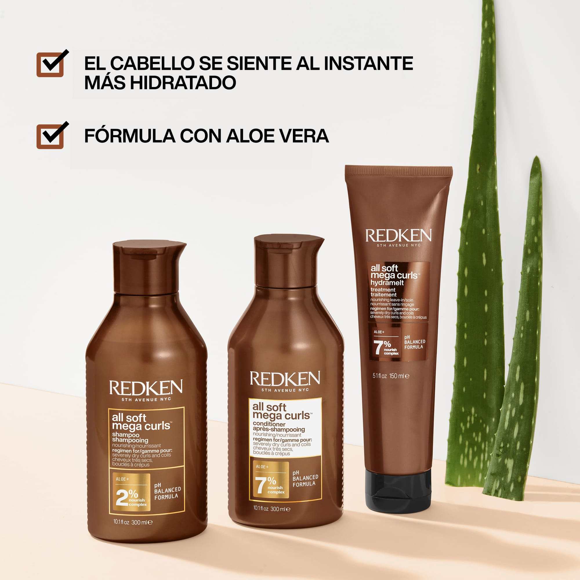Beneficios Rutina Hidratante para Cabello Rizado y seco All Soft Mega Curls